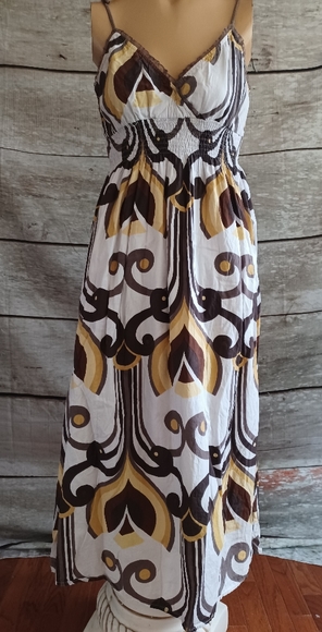 Cotton maxi sundress - Picture 1 of 8